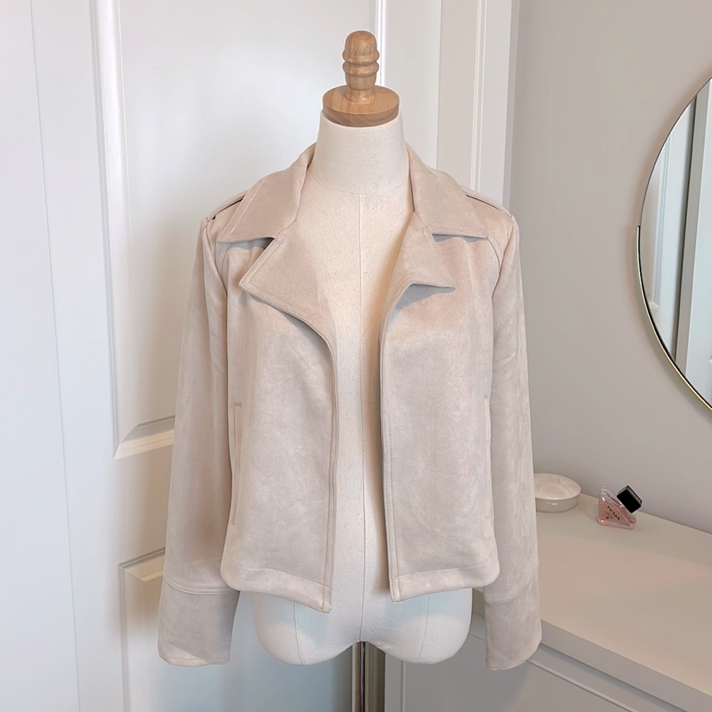 PHILOSOPHY | Suede Moto Jacket | Size: Small